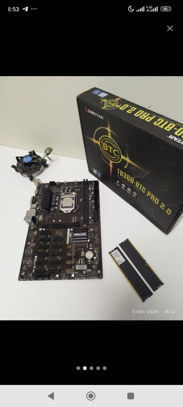 باندل کامل mb b360 ram 8