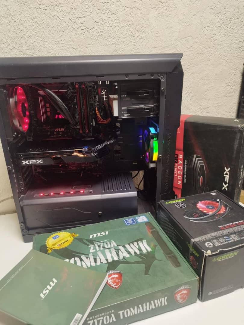 کیس گیمینگ میان رده استوک mb z170a msi tomahawk