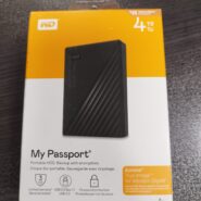هارد اکسترنال وسترن دیجیتال 4ترابایت نو اکبند با گارانتی  hard external WD my passport 4TB